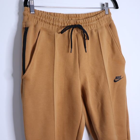 NIKE Sportswear Tech Fleece Jogger Pant Flax Black Elastic Waist Women's M - Picture 5 of 11